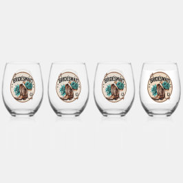 Vaso De Vino Dama de honor 