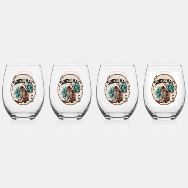 Vaso De Vino Dama de honor  (Anverso)