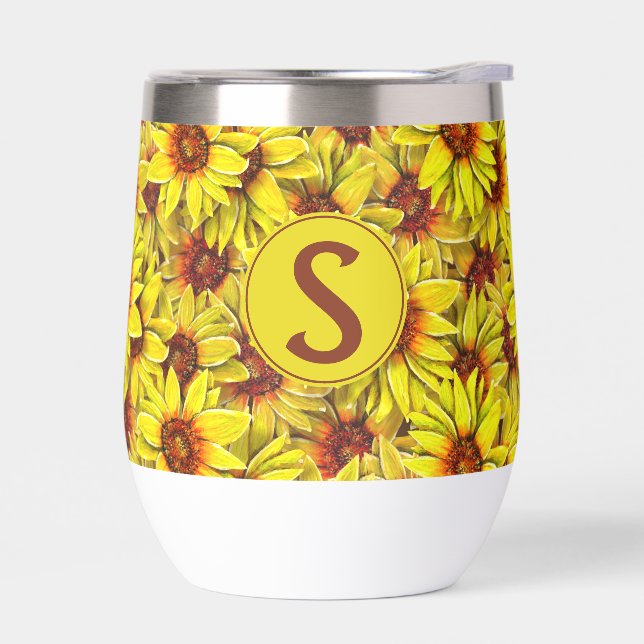 Vaso de vino de girasol (Izquierdo)