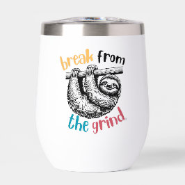 Vaso de vino de perezoso