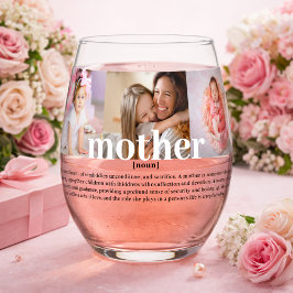 Vaso De Vino Definición Personalizada Moderna de Madre Foto