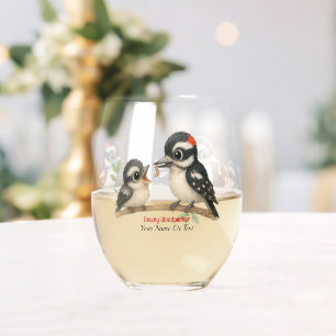 Vaso De Vino Delightny Woodpecker
