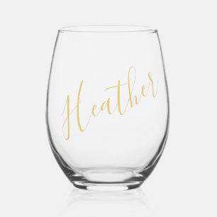 Vaso De Vino Denominación de calligrafía de oro regalo de la pe