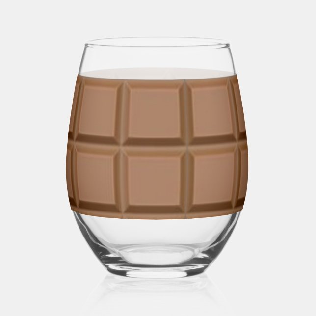 Vaso De Vino Deslumbramiento de Chocolate Lover (Reverso )