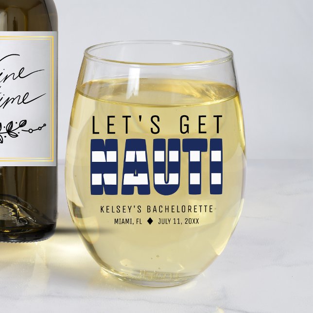 Vaso De Vino Despedida de Soltera Nauti (Subido por el creador)
