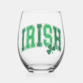 Vaso De Vino Día del Orgullo Irlandés