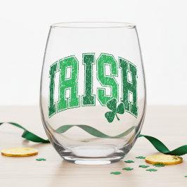 Vaso De Vino Día del Orgullo Irlandés