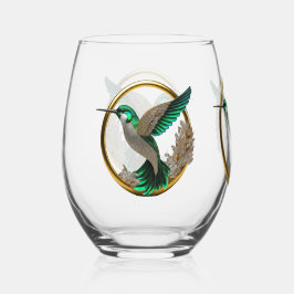 Vaso De Vino Diamond Hummingbird