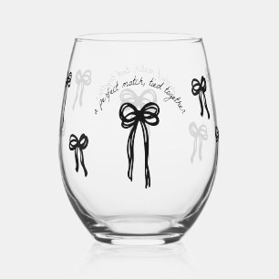Vaso De Vino Dibujar juntos Boda de coincidencias perfecto