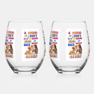 Vaso De Vino Dioses amigos camino de asegurarse de que nunca ca