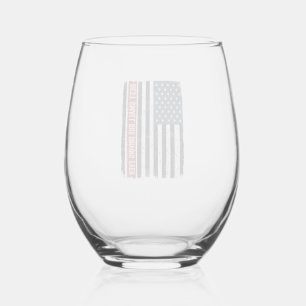 Vaso De Vino Diseño de camiseta de bandera de conductor de auto