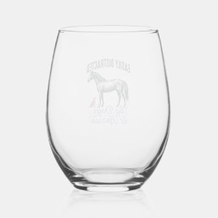 Vaso De Vino Diseño de camiseta fácilmente distraído por perros