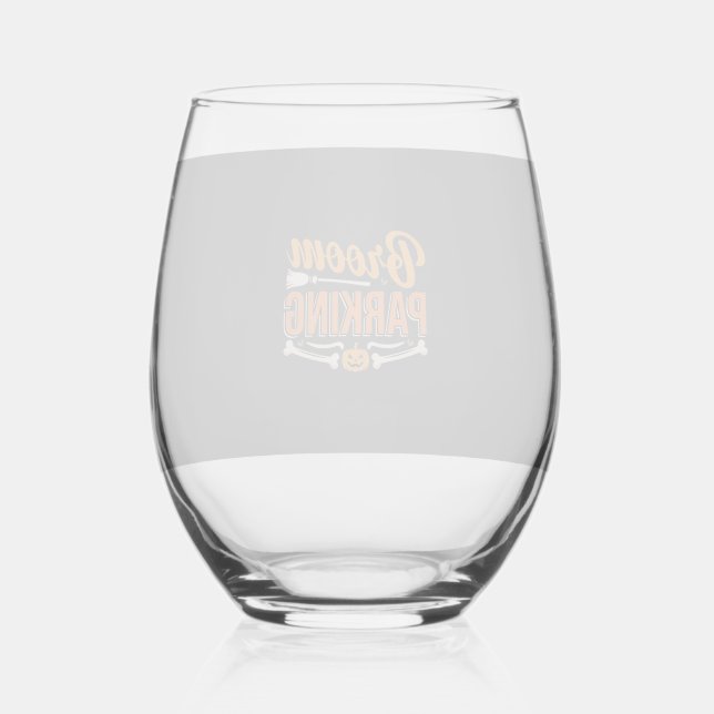 Vaso De Vino Diseño de vector de Halloween de aparcamiento de e (Anverso)