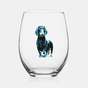 Vaso De Vino Diseño moderno de dachshund