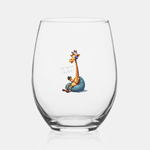 Vaso De Vino Divertido juego de jirafa para videojuegos masculi