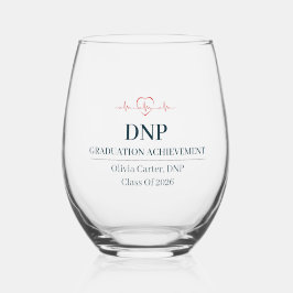 Vaso De Vino Doctor en Práctica de Enfermería Nombre Personaliz