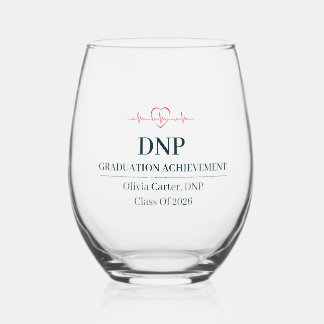 Vaso De Vino Doctor en Práctica de Enfermería Nombre Personaliz