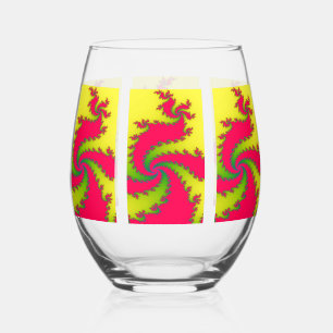 Vaso De Vino Dragón de Año Nuevo chino fractal