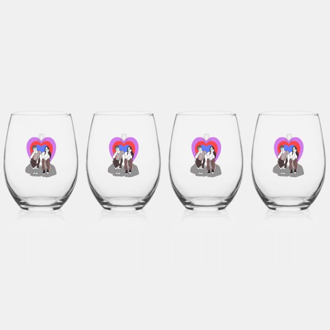 Vaso De Vino Drinkware Set (Anverso)