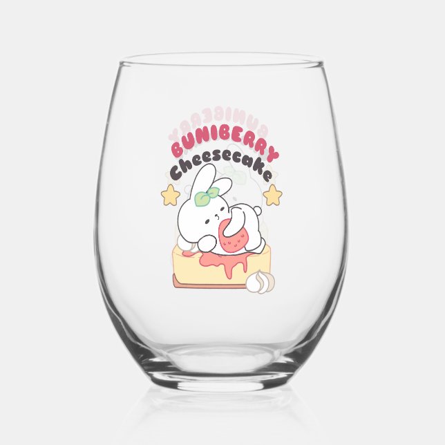 Vaso De Vino Dulce indulgencia: La delicia del pastel de queso  (Anverso)