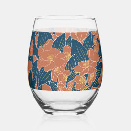 Vaso De Vino Dulces Naranjas de Mock