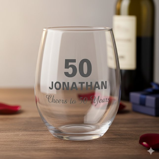 Vaso De Vino Edad a la perfección Vidrio de Cumpleaños (Subido por el creador)