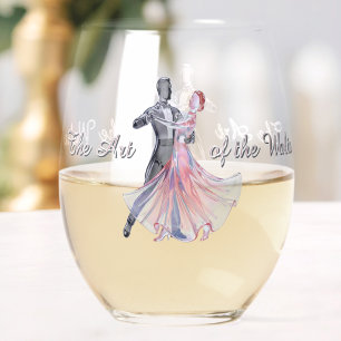 Vaso De Vino El Arte del Vals – Baile de Vals Personalizado