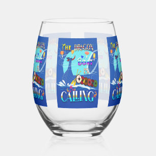 Vaso De Vino El Barco Dragón Está Llamando