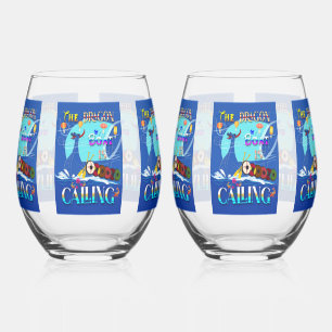 Vaso De Vino El Barco Dragón Está Llamando