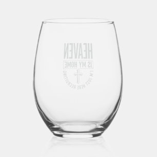 Vaso De Vino El cielo es mi hogar Camiseta de reclutamiento cri