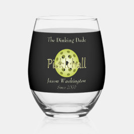 Vaso De Vino El cóctel Dinking Duo o Dude Pickleball Ball