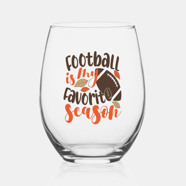 Vaso De Vino El fútbol es mi sesión favorita (Anverso)