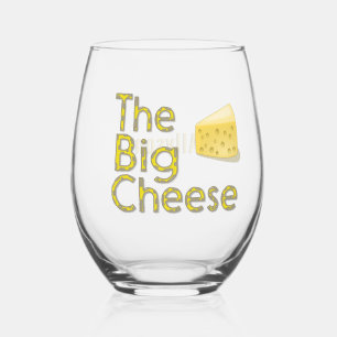Vaso De Vino El gran queso personalizado