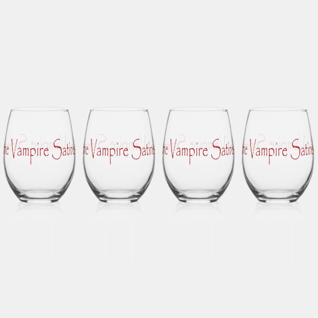 Vaso De Vino El guión de las sátiras de vampiros (Reverso)