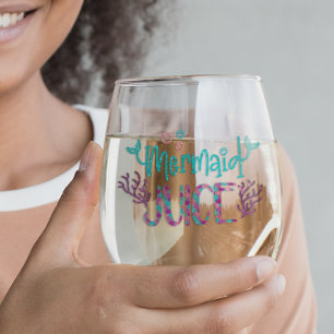 Vaso De Vino El jugo de sirena es muy divertido