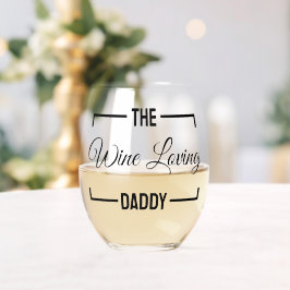 Vaso De Vino El personalizado del padre del padre del padre, am