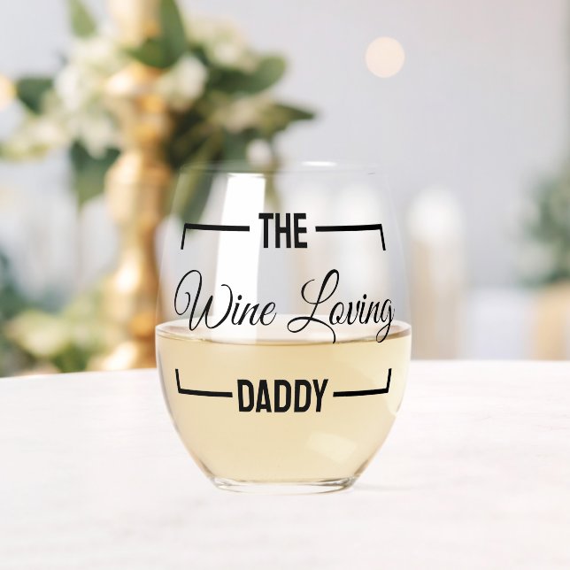 Vaso De Vino El personalizado del padre del padre del padre, am (Insitu (Boda))