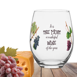 Vaso De Vino El vino más maravilloso del año divertido