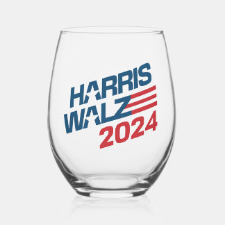 Vaso De Vino Elecciones Harris Walz 2024