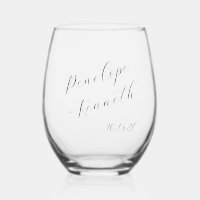 Elegante caligrafía de guión Personalizado Boda mí