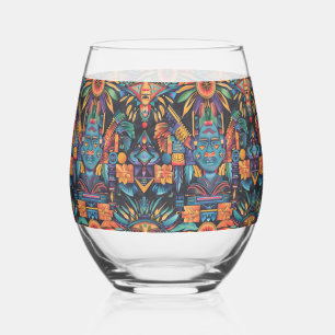 Vaso De Vino Elegante Sapphire "Epochal Symmetry" Solo Wine Gla