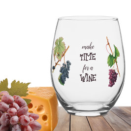 Vaso De Vino Elegante y gracioso hacer tiempo para un vino