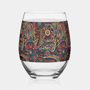 Vaso De Vino Elegante zafiro "Crónica de los antiguos" Steml