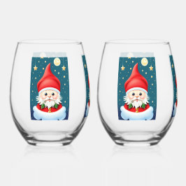 Vaso De Vino Elf navidades