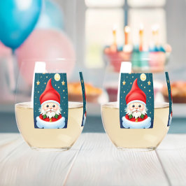 Vaso De Vino Elf navidades