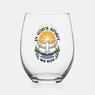 Vaso De Vino En el espíritu de Dios que levantamos - Fe y liber