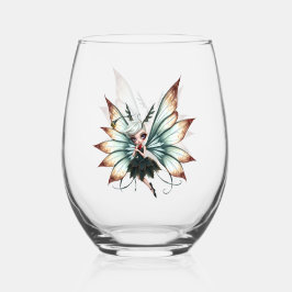 Vaso De Vino Encantador Guardián Hada en Bosque Mágico