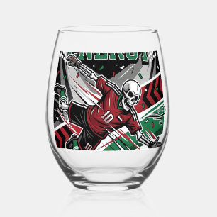 Vaso De Vino Energía Meta Irak Esqueleto Delantero Naciones Neg