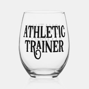 Vaso De Vino Entrenador Atlético con Nombre Personalizado