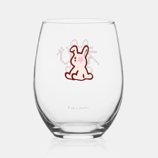 Vaso De Vino ©︎epi's atelier Logo Wine Glass